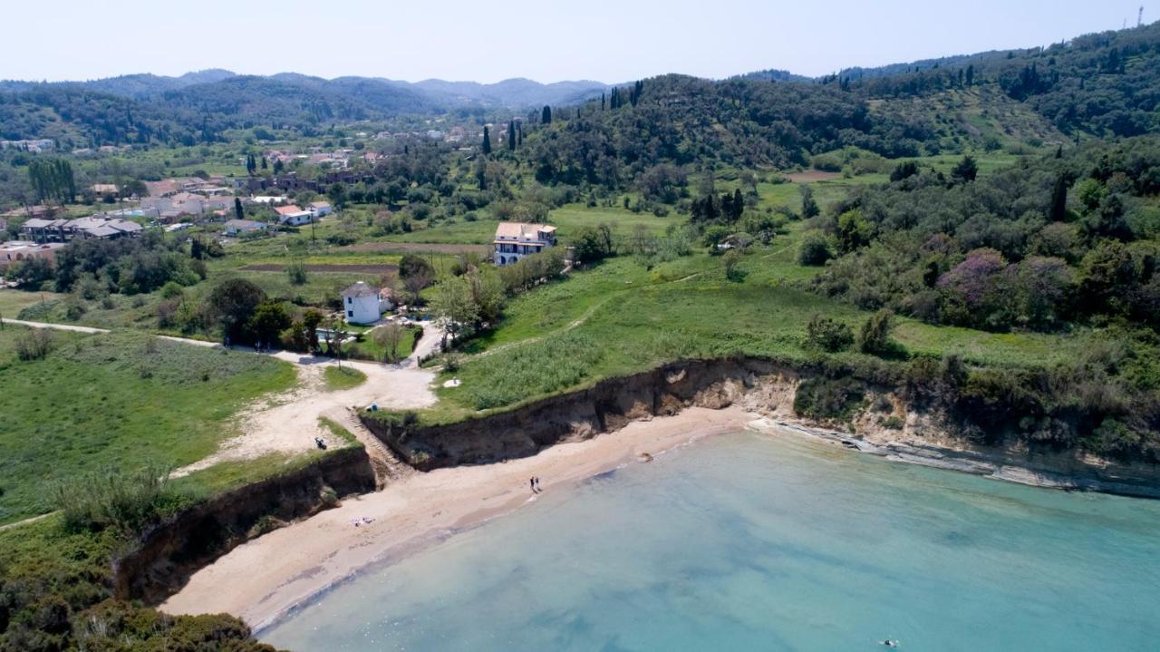 Villa Spyridoula Studios On The Beach Sidárion Exterior foto